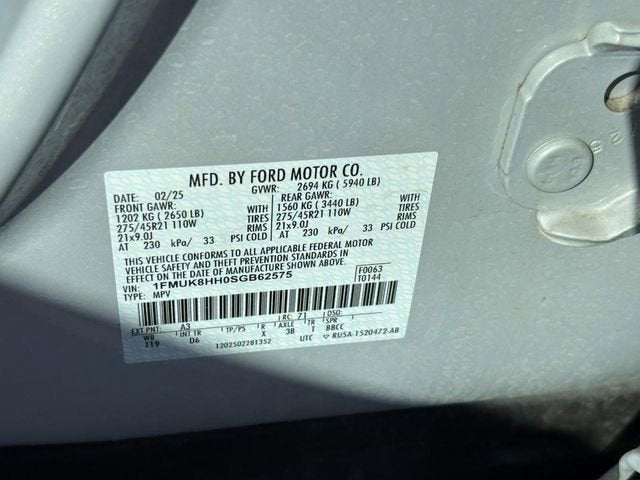 2025 Ford Explorer Platinum