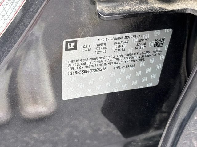 2016 Chevrolet Cruze LT