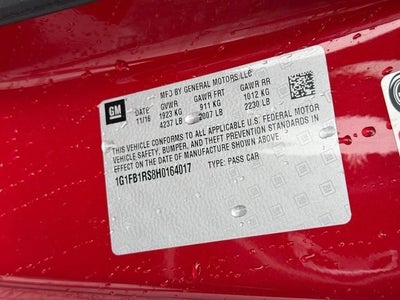 2017 Chevrolet Camaro 1LT