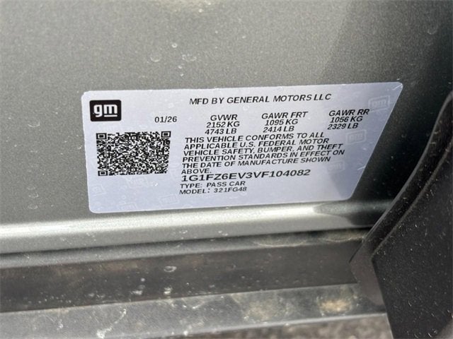 2027 Chevrolet Bolt RS