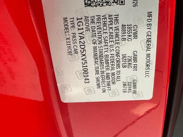 2027 Chevrolet Corvette Stingray 1LT