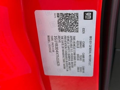 2026 Chevrolet Corvette Stingray 2LT