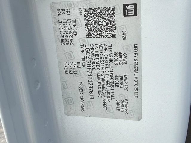 2026 Chevrolet Express Cargo WT