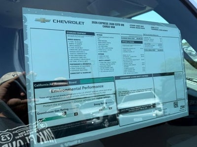 2026 Chevrolet Express Cargo WT