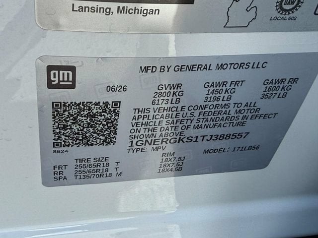 2026 Chevrolet Traverse LT