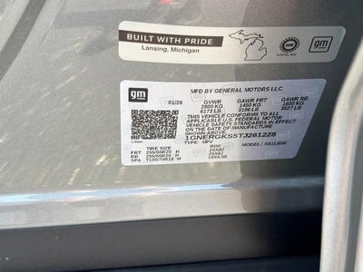 2026 Chevrolet Traverse LT