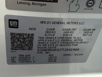 2026 Chevrolet Traverse LT