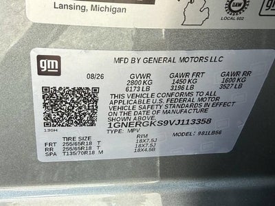 2027 Chevrolet Traverse LT