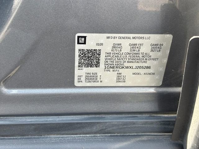 2020 Chevrolet Traverse LT Cloth