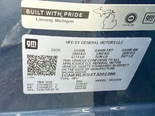 2026 Chevrolet Traverse RS