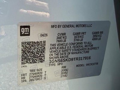 2026 Chevrolet Tahoe Premier