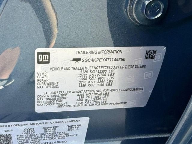 2026 Chevrolet Silverado 2500 HD LTZ