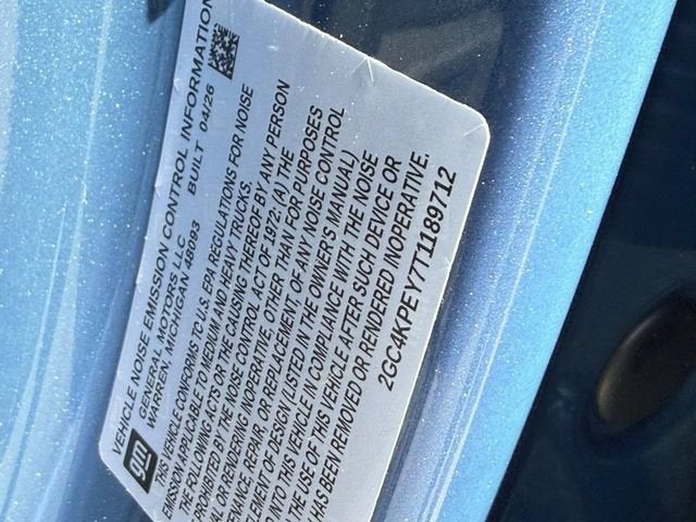2026 Chevrolet Silverado 2500 HD LTZ