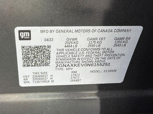 2022 Chevrolet Equinox LT