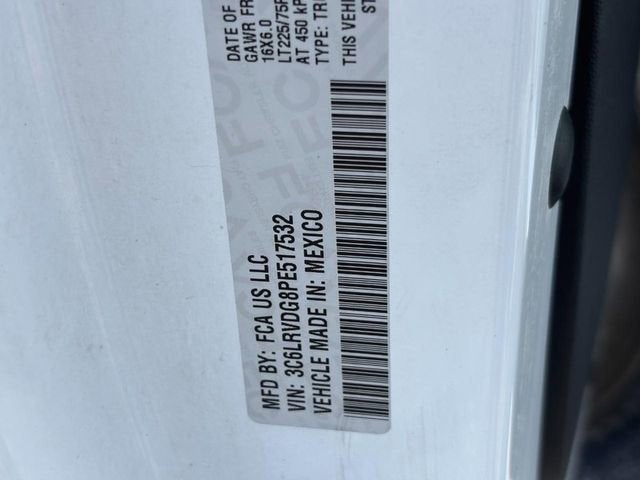 2023 RAM ProMaster 2500 Cargo Van High Roof 159" WB