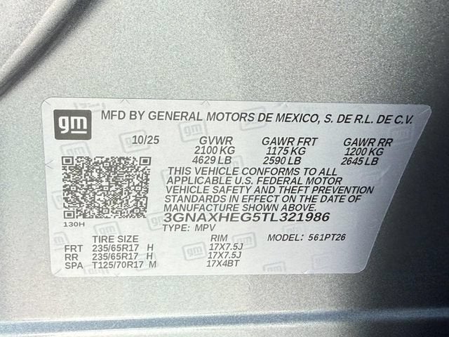 2026 Chevrolet Equinox LT