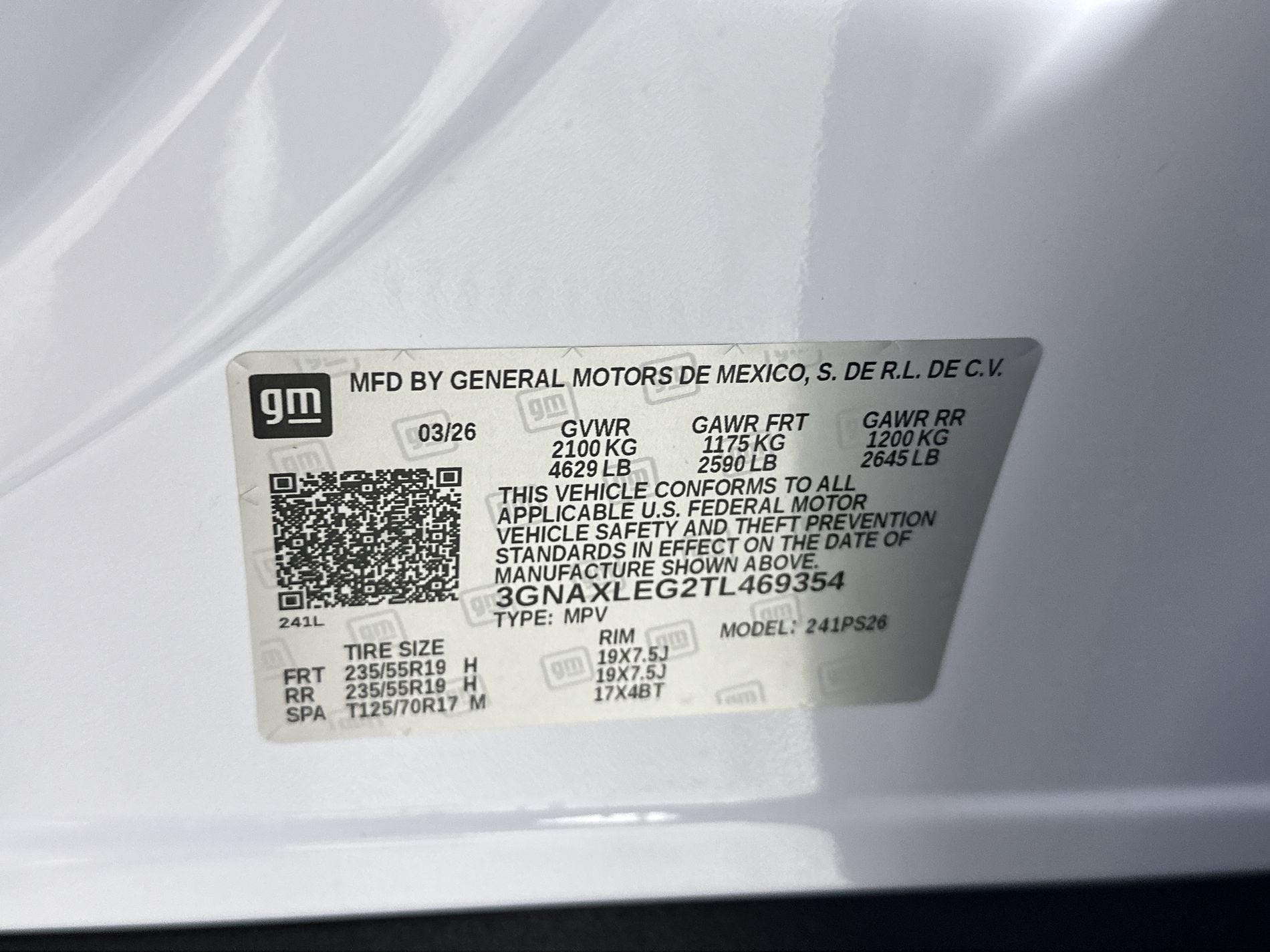2026 Chevrolet Equinox RS