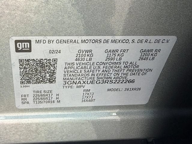 2024 Chevrolet Equinox LT