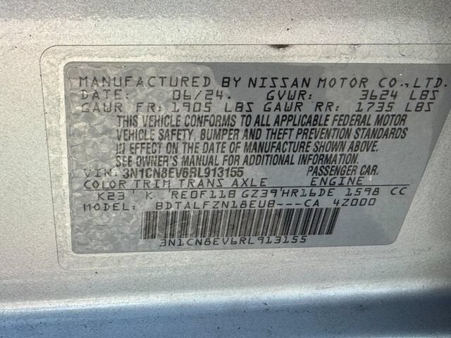 2024 Nissan Versa SV