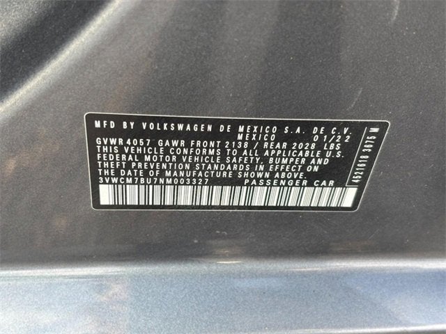 2022 Volkswagen Jetta 1.5T S