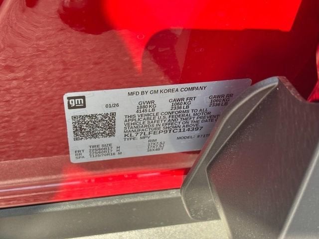 2026 Chevrolet Trax LS