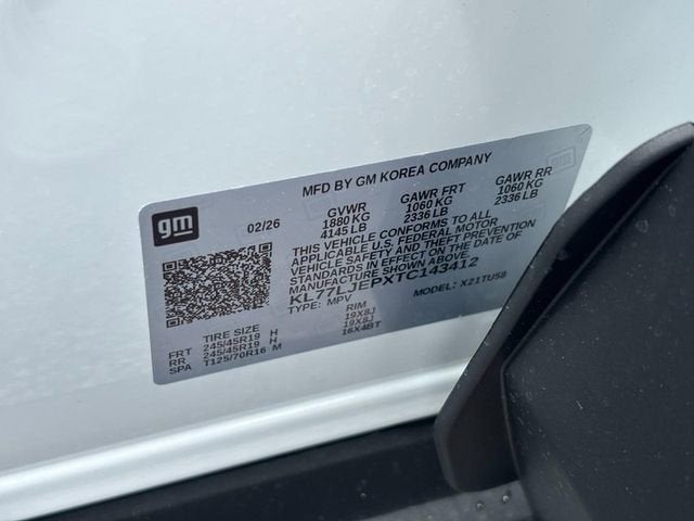 2026 Chevrolet Trax 2RS