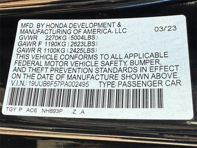 2023 Acura TLX A-Spec Package SH-AWD*IN SHOP*