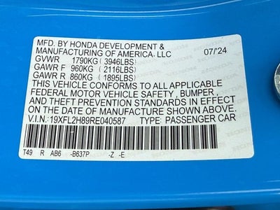 2024 Honda Civic Sport *ONE OWNER*