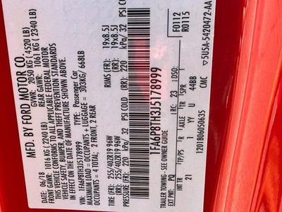 2018 Ford Mustang EcoBoost