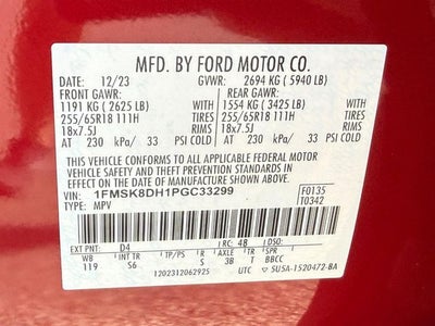 2023 Ford Explorer XLT *ONE OWNER*