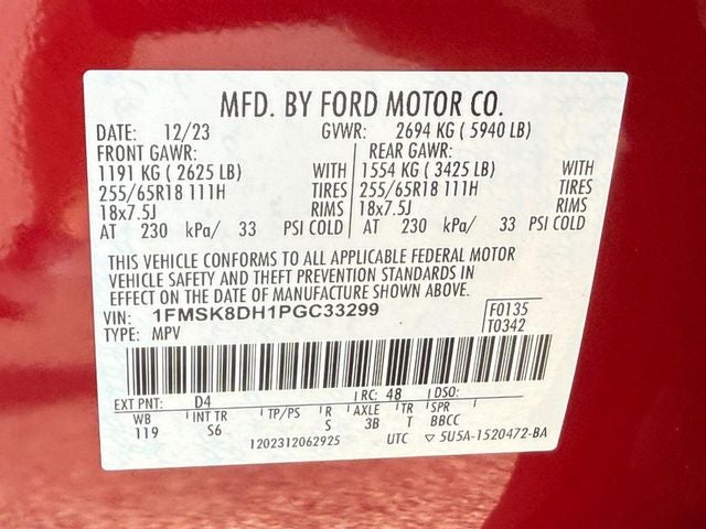 2023 Ford Explorer XLT *ONE OWNER*