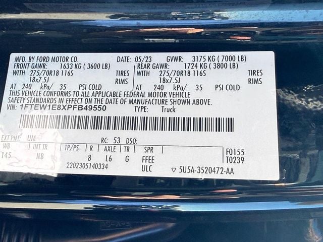 2023 Ford F-150 Tremor *ONE OWNER*
