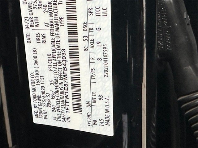 2021 Ford F-150 Platinum *LIFT KIT & CUSTOM WHEELS*