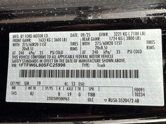 2025 Ford F-150 King Ranch *SUNROOF LOADED ONE OWNER*