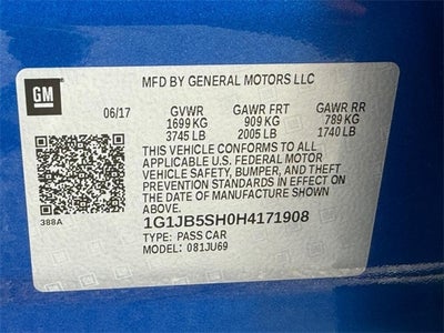 2017 Chevrolet Sonic LS