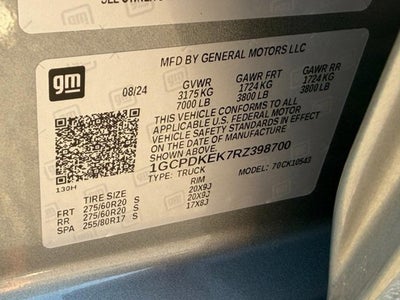 2024 Chevrolet Silverado 1500 LT (2FL)