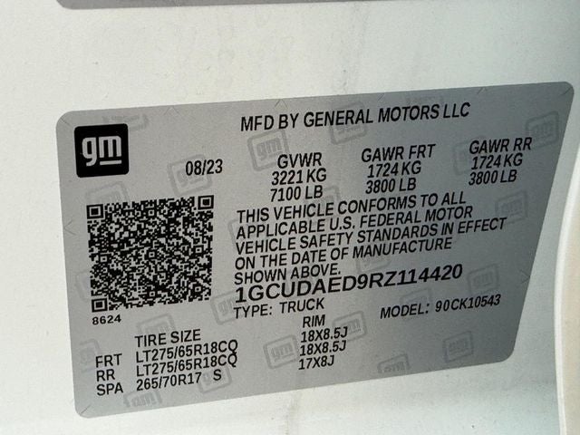 2024 Chevrolet Silverado 1500 WT *Z71 OFF ROAD ONE OWNER*