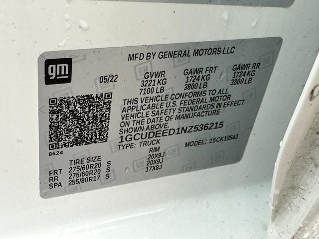 2022 Chevrolet Silverado 1500 RST *ONE OWNER*