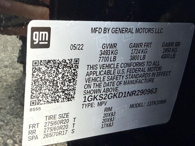2022 GMC Yukon XL SLT *SUNROOF SLT LUXURY PACKAGE*
