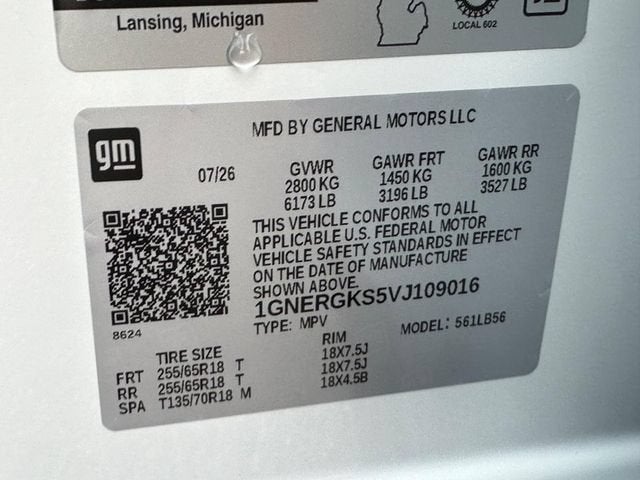 2027 Chevrolet Traverse LT