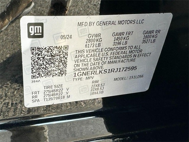 2024 Chevrolet Traverse RS *SUNROOF LEATHER ONE OWNER*