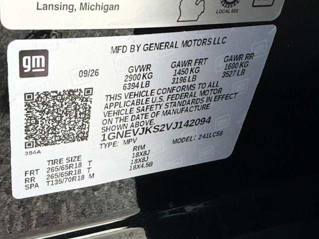 2027 Chevrolet Traverse Z71