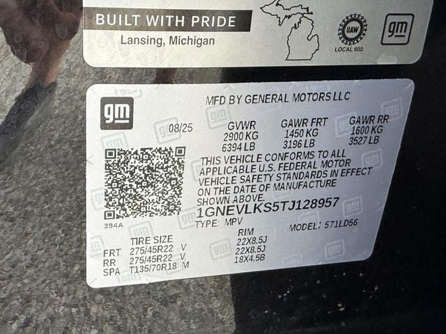 2026 Chevrolet Traverse RS *SUNROOF LOADED ONE OWNER*