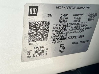 2025 Chevrolet Tahoe Premier