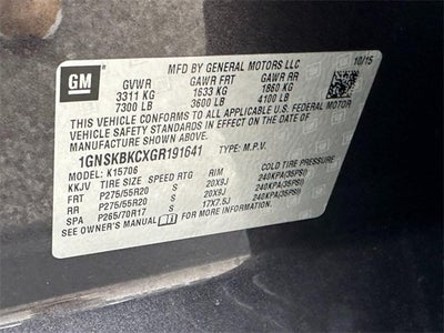 2016 Chevrolet Tahoe LT