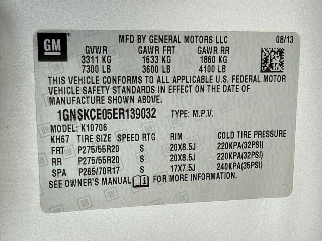 2014 Chevrolet Tahoe LTZ *SUNROOF LEATHER ONE OWNER*