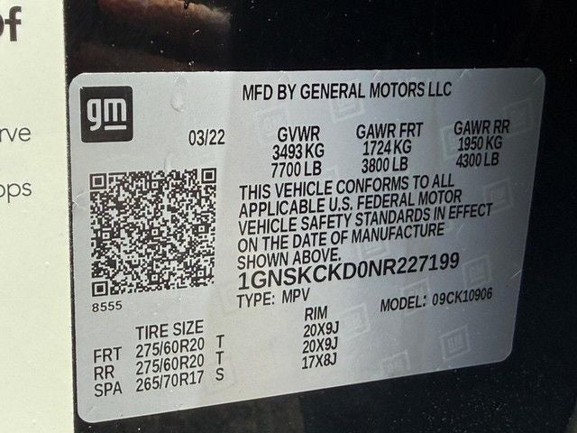 2022 Chevrolet Suburban LT *SUNROOF & LEATHER*