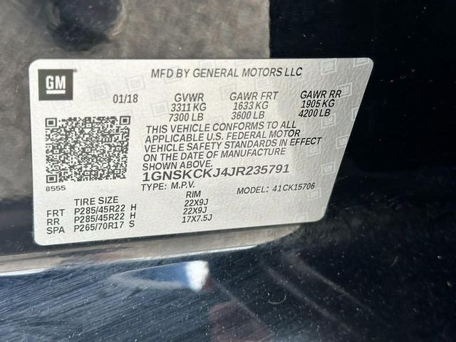 2018 Chevrolet Tahoe Premier