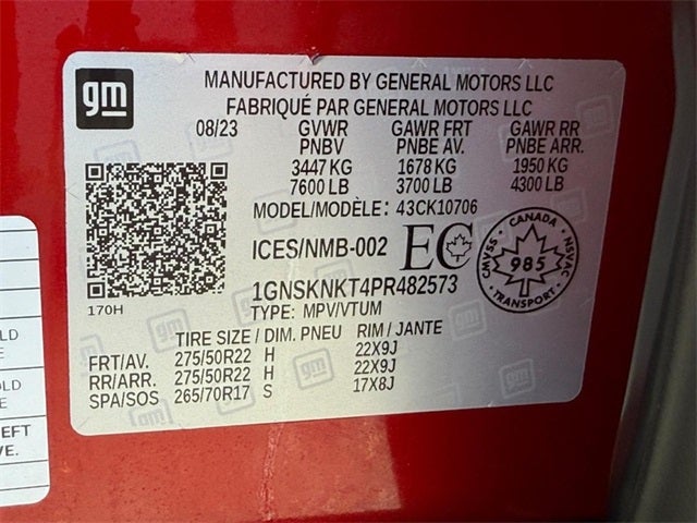 2023 Chevrolet Tahoe LT *SUNROOF & LEATHER*