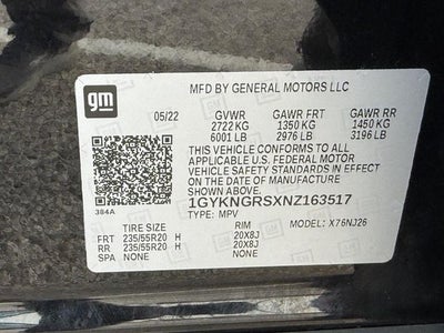 2022 Cadillac XT5 Sport *SUNROOF ONE OWNER*